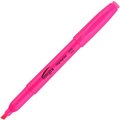 Integra Integra„¢ Pen Style Highlighter, Chisel Tip, Fluorescent Pink, Dozen 36183
